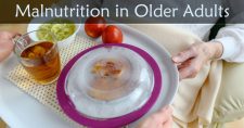 Malnutrition in Older Adults. Plate of food prepared for a person.