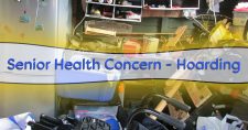 Senior Health Concern - Hoarding. Room filled with items.